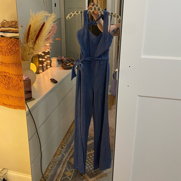 Anthropologie Sharlene Halter Jumpsuit - Picture 1 of 15
